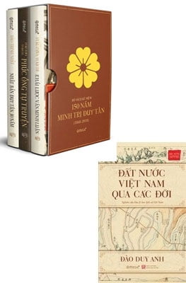 Combo Bộ Sách Kỷ Niệm 150 Năm Minh Trị Duy Tân (3 Cuốn) + Đất Nước Việt Nam Qua Các Đời (Tái Bản 2017) (Bộ 4 Cuốn)