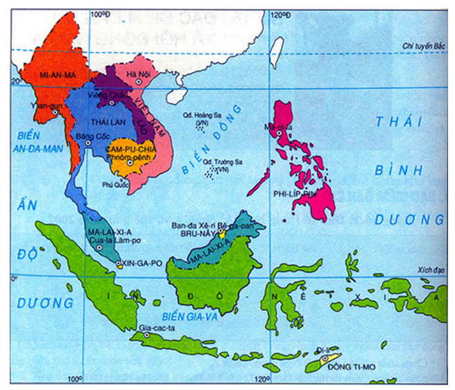 Bản đồ Đông Nam Á: Vẻ đẹp và sự phong phú của Đông Nam Á đã được tái hiện trong bản đồ này. Khám phá những thành phố sôi động, những bãi biển tuyệt đẹp, những dãy núi hùng vĩ và những thánh địa của các nền văn hóa lâu đời.